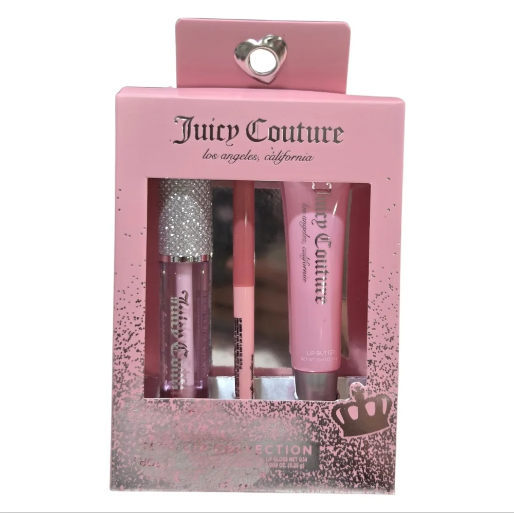 🤎▪️Juicy Couture ▪️Lip Gloss Lip Liner And Lip Butter Lip Collection Kit